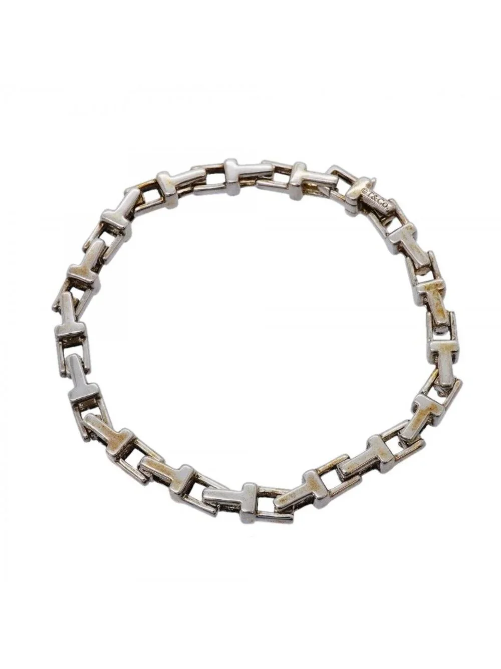 Tiffany & Co Bracelet T Narrow 925 Sterling Silver